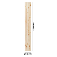 Мебельный щит 18*200*1000мм Сорт В