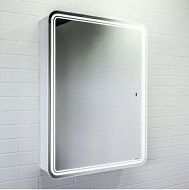 Зеркало-шкаф для ванной Comforty Нео-60 LED-подсветка, бесконтактный сенсор
