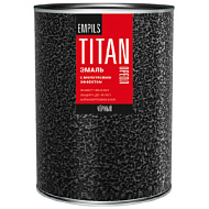 Грунт- эмаль по ржавчине ОРЕОЛ TITAN  с молотковым эффектом  0,8 кг черная