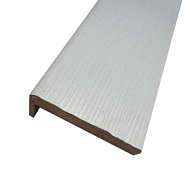 Наличник прямой телескопический 6*70*2200 Белый бланко Frant