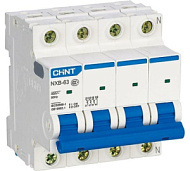 Выключатель автоматический модульный CHINT 4п C 25А 4.5кА NXB-63S (R) 296907