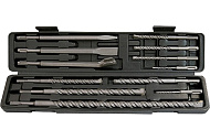 71097 Набор буров Matrix, по бетону SDS PLUS, 5-6х110, 8-10-12х160, 14-16х210, 18х300, 20х450 мм