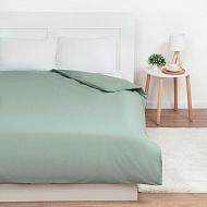 9241702 Пододеяльник Этель 145*215, цв.зеленый, 100% хлопок, поплин 125г/м2