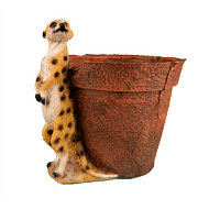 Фигура садовая СУСЛИК У ГОРШОЧКА КАШПО