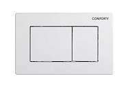 CF5097JW Кнопка для инсталляций Comforty с рамкой универсальная белая