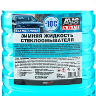 Жидкость стеклоомывающая зимняя, AVS AVK-407, -10С (ПЭТ) 4 л