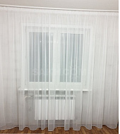 Тюль Вуаль 300*280 с утяжелителем белый ГП