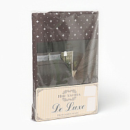 Постельное белье Атра1,5сп Голливуд 150х210см, 150х210см, 70х70 см, бязь, цвет коричневый,120 г/м