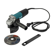 УШМ Makita 9558 НNRK (840Вт,Ø125мм,11000об/мин,1.8кг,плавный пуск,антирестарт)