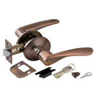 Ручка защелка PUNTO 6020 AC-E (медь) кл./фик