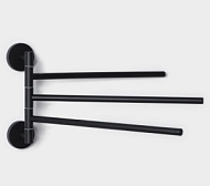 Держатель для полотенец Stölz Loft basic, 3 спицы, цвет чёрный