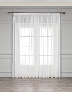 Тюль Лайн с утяжелителем белый ГП, 300*260