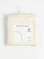 9241717 Простыня на резинке Этель 180*200*25, цв.молочный, 100% хлопок, поплин 125г/м2