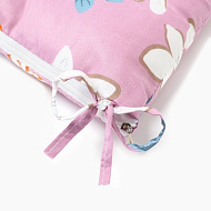 Сидушка Этель "Цветы" цв.сиреневый, 40х40 см, 100% п/э