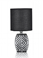 Светильник настольный Мелодия света керамика черный