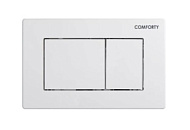 CF5097JW Кнопка для инсталляций Comforty с рамкой универсальная белая