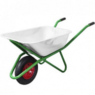 Тачка строительная ЧИБИС 110л/200 кг усиленная (1 пневноколесо 4.00-8 оцинк. кузов 0,8мм )