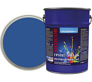 Грунт- эмаль по ржавчине Простокрашено 5кг синяя