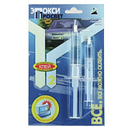 498413  Клей Анлес Эпокси Просвет (д/стекла)  шприц 13 мл