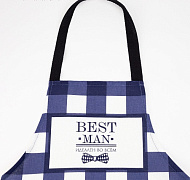 Фартук "Доляна" Best man 70х60 см, рогожка,100% хл, 160г/м2